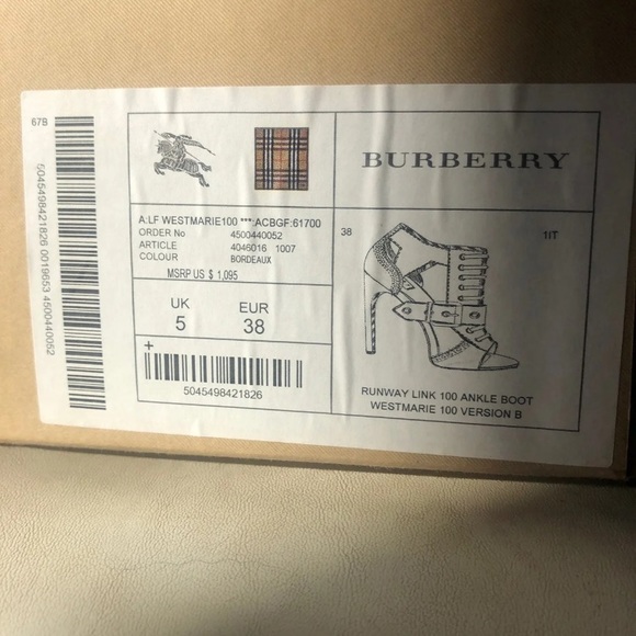 Runway Link 100 Red Snakeskin Stiletto Booties - Picture 7 of 8